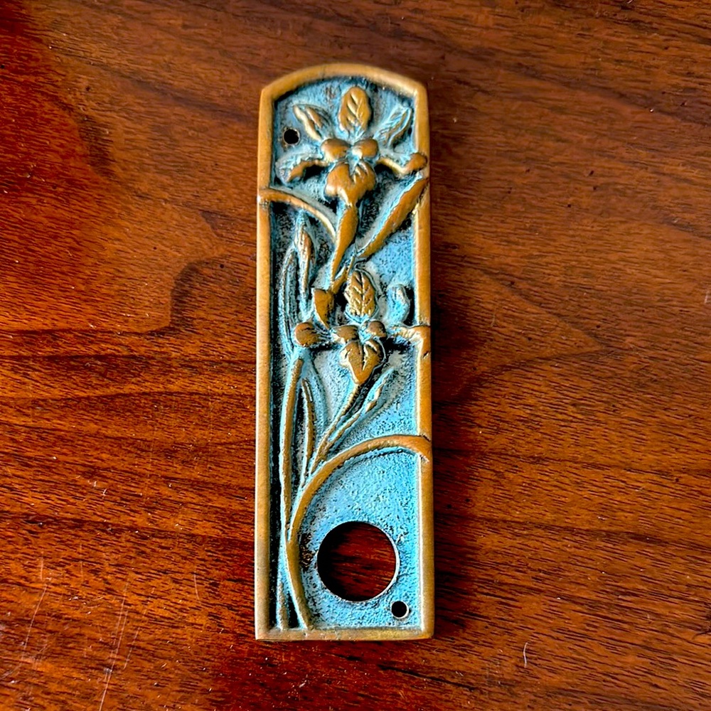 Restoration Hardware Doorbell Plaque